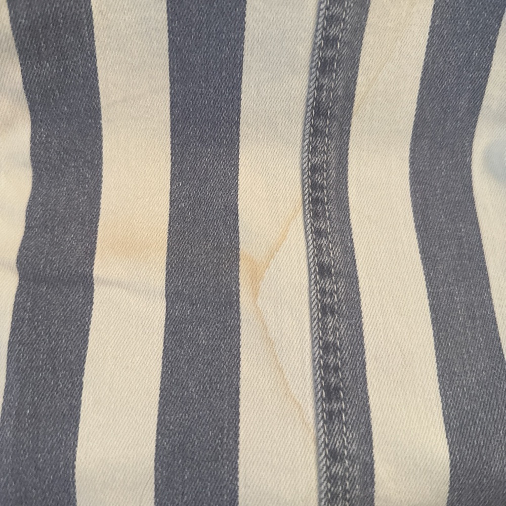 Free People Striped Jeans with Red Star Patch - Picture 5 of 7